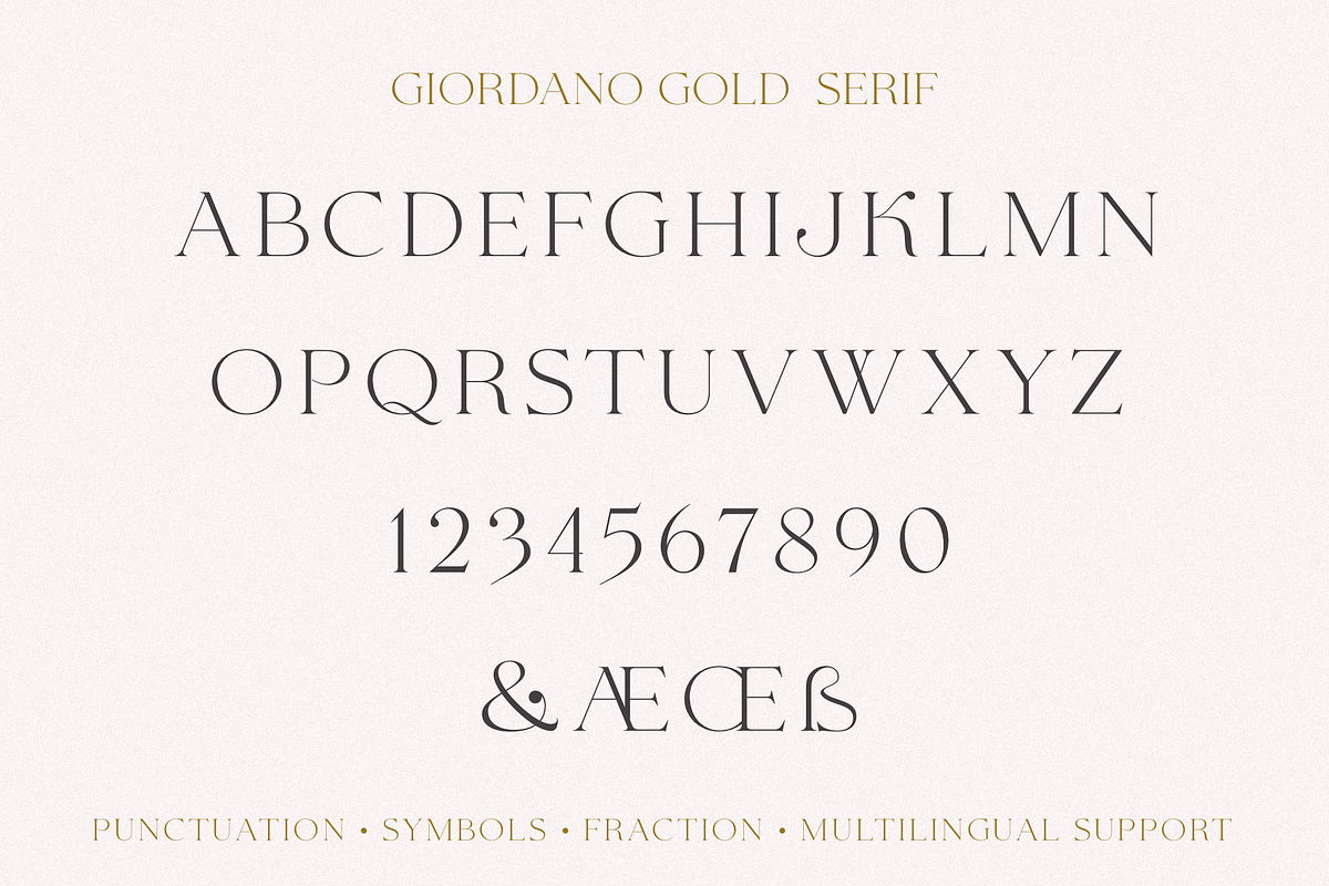 Giordano Gold, a Serif Font by Larin Type Co. (Photo 13 of 15)