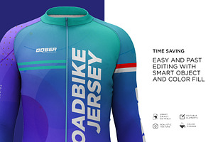 Cycling Jersey Long Sleeves Kit