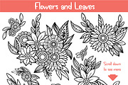Floral Doodles Collection, a Decorative Illustration by Elinorka (Thumbnail 5 of 14)