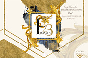 Golden Lions: Luxury Watercolor Kit, a Decorative Illustration by FineArt (Thumbnail 5 of 14)
