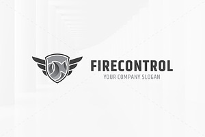 Fire Control Logo Template