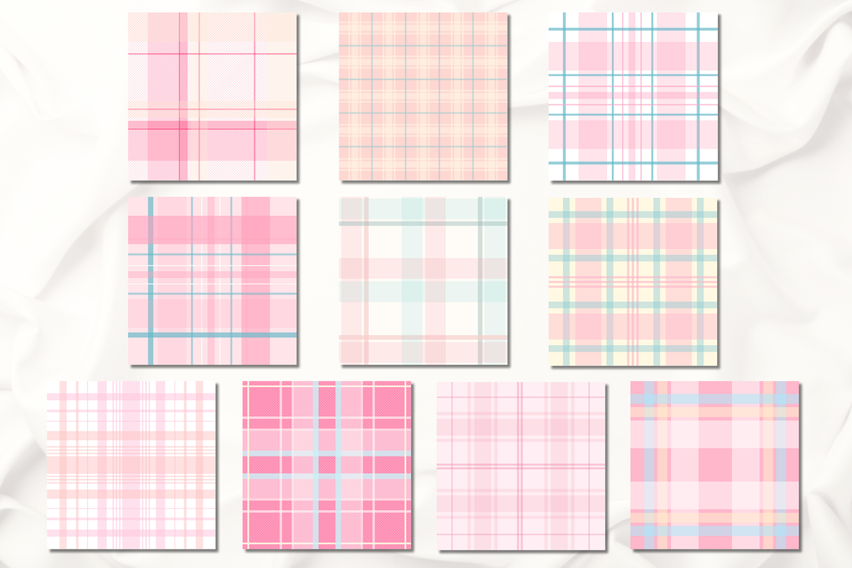 Plaid Tartan Seamless Pattern, a Pattern Graphic by wind mill (Photo 2 of 2)