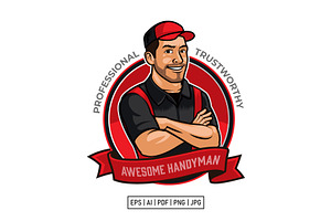 Awesome Handyman Logo