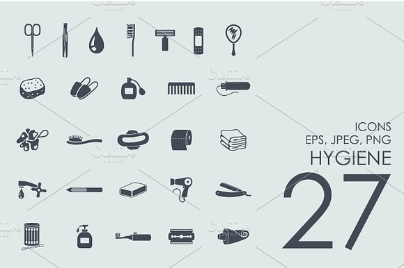 27 Hygiene Icons