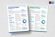 Simple Factsheet Template, a Flyer Template by BrandPacks (Thumbnail 1 of 5)