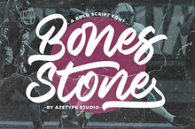 Bones Stone • A Bold Script Font