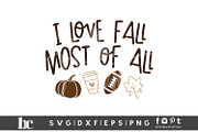 I Love Fall Most Of All SVG DXF EPS, an Illustration by TheBlackCatPrints (Thumbnail 3 of 3)