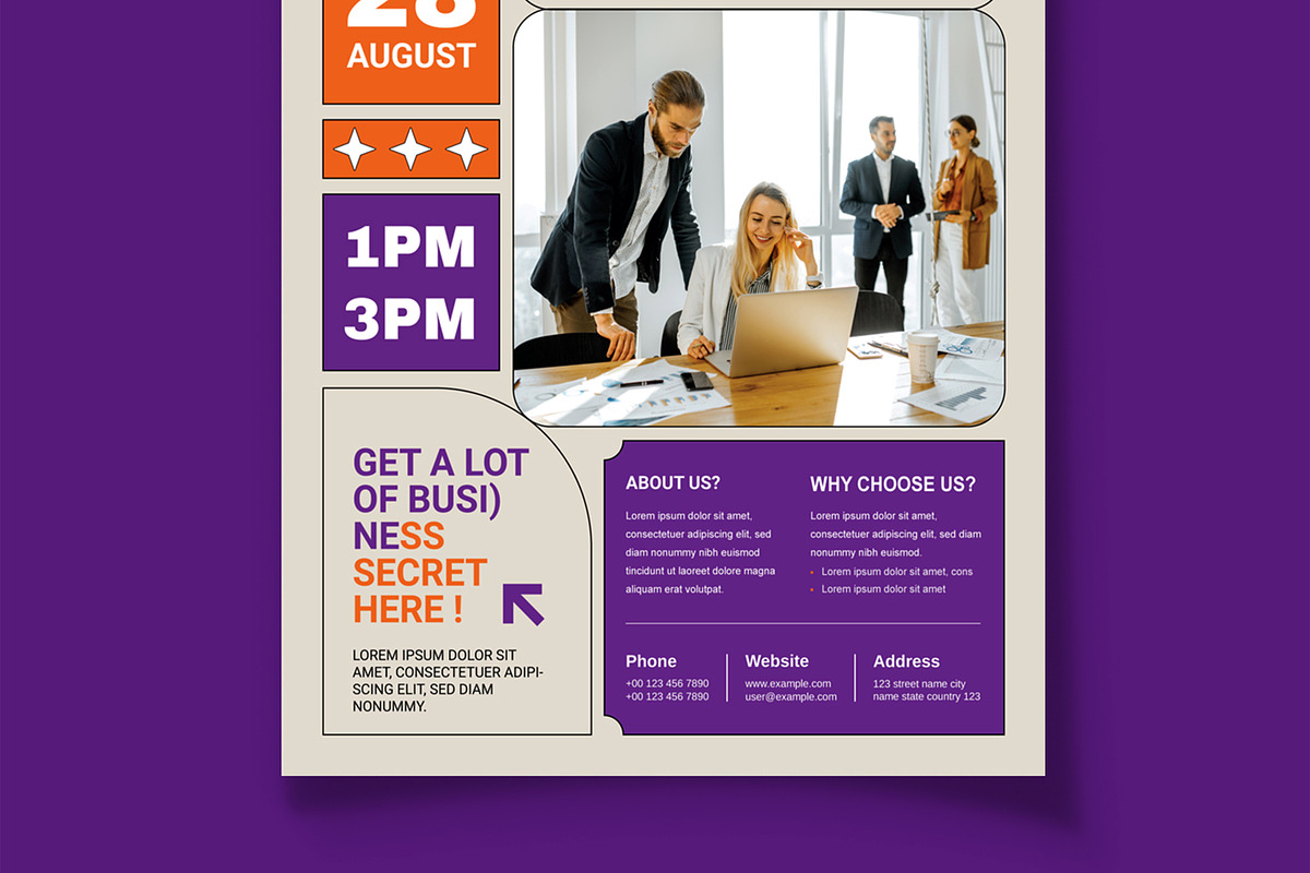 Business Seminar Flyer, a Flyer Template by MightyDesign (Photo 3 of 8)