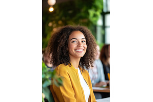 Smiling african american female at, a Person Photo by Lermont51