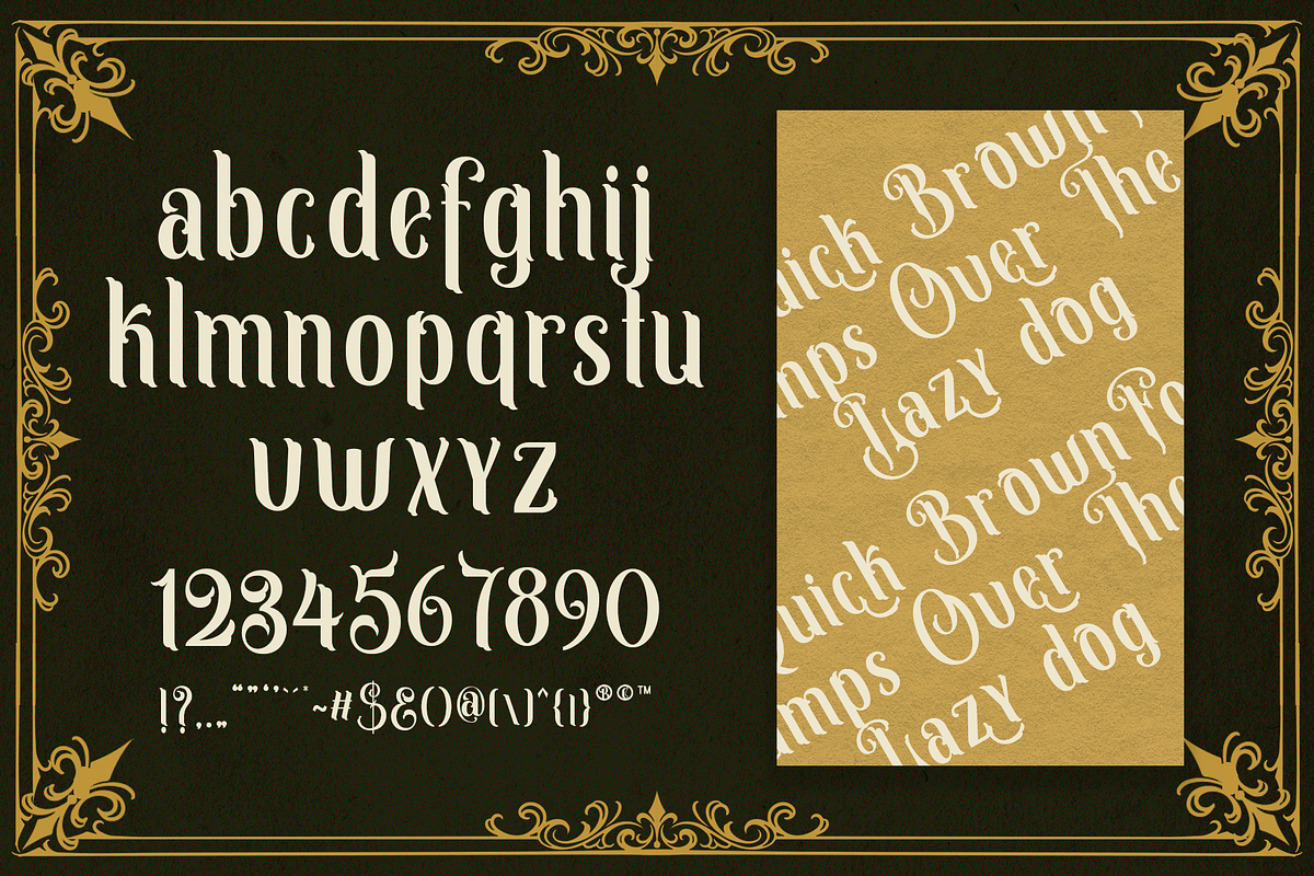 Cupsky, a Blackletter Font by dansdesign (Photo 3 of 6)