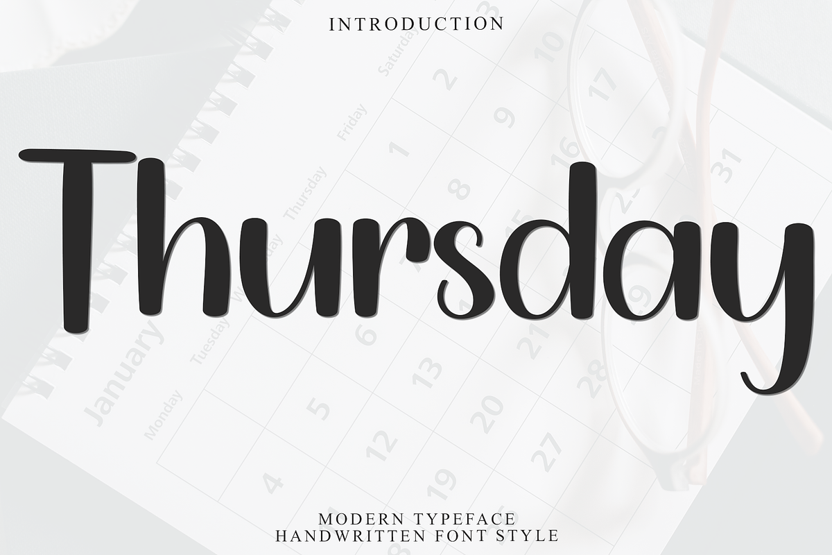 Thursday, a Handwritten Font by FreshTypeINK (Photo 1 of 8)