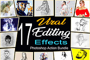 17 Viral Editing Effects PS Bundle, an Action Add-On by Studio Retouch (Thumbnail 1 of 52)