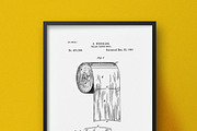 Toilet paper roll patent, an Illustration by Nordic Designs (Thumbnail 2 of 3)