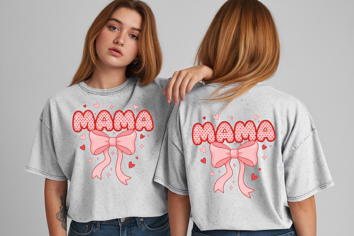 Coquette Valentine Mama Png, an Illustration by SinaCreation (Photo 10 of 11)