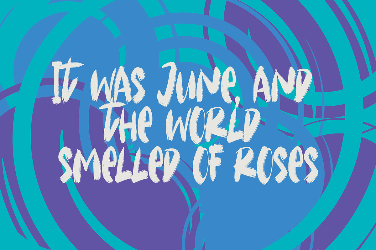 Victoria - Handwritten Brush Font preview 4