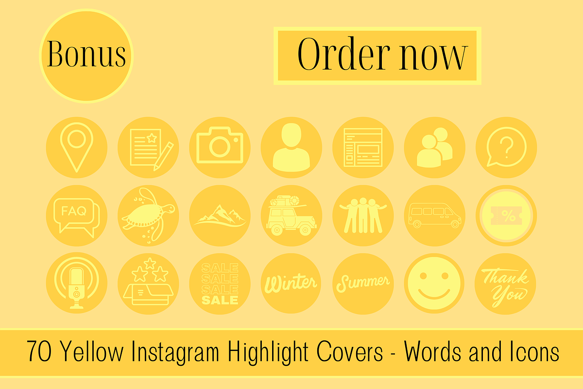 455 Canva Yellow Instagram Template, a Social Media Template by Emerald Eyes Design (Photo 11 of 12)