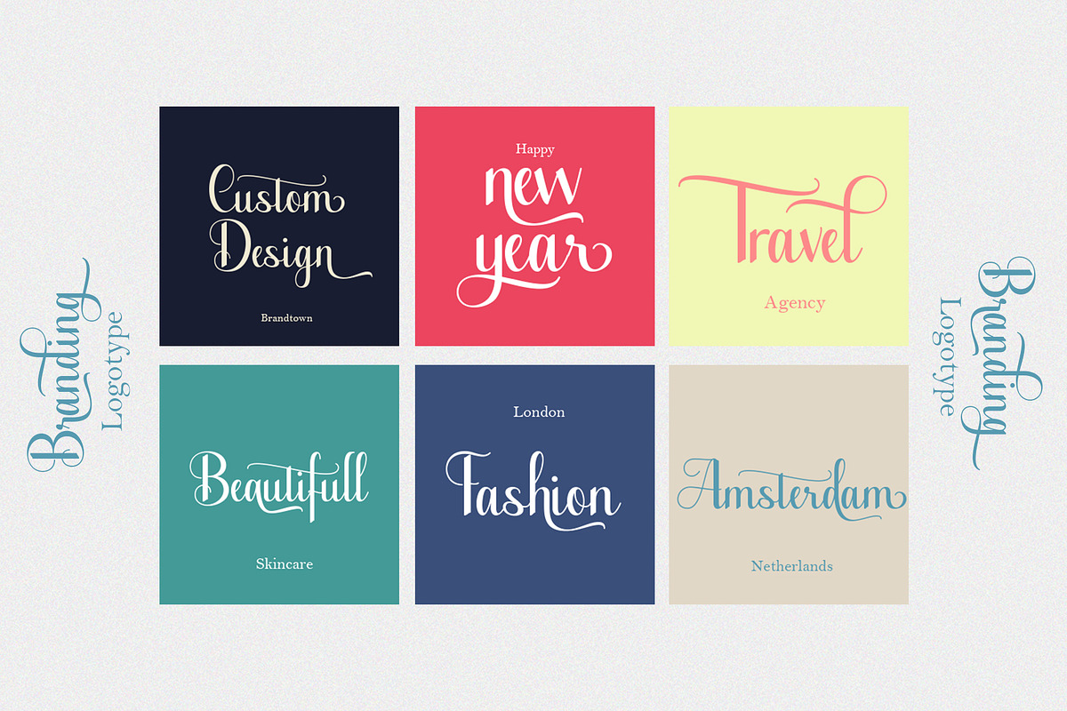 Katharine Calligraphy Modern, a Script Font by Teweka (Photo 5 of 8)