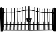 Wrought Iron Fence, an Object Graphic by Creativeshirt (Thumbnail 2 of 19)