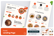 Bohofood- Food Landing Page, a Landing Page Template by Annora Studio (Thumbnail 1 of 5)