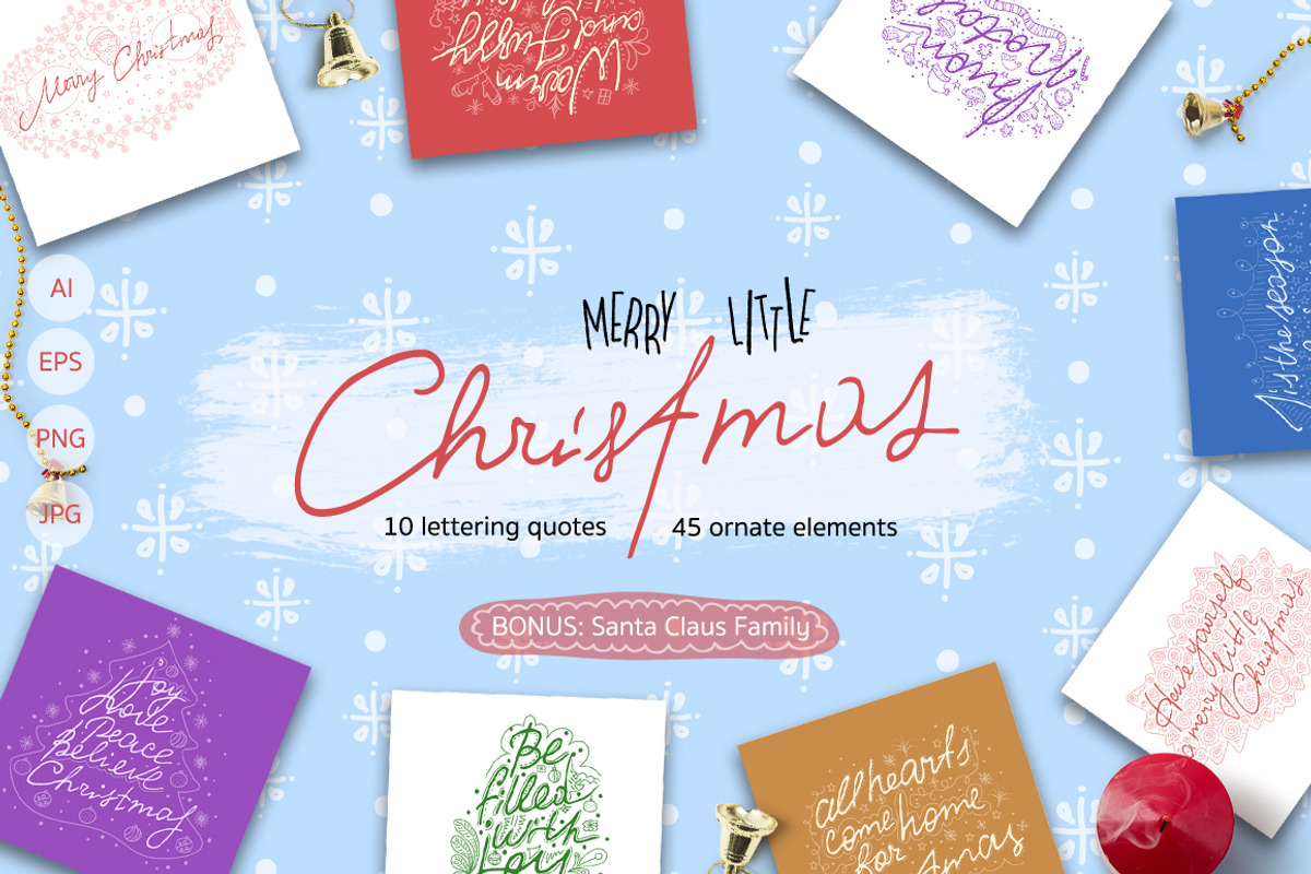 Merry Little Christmas Kit, a Decorative Illustration by Daria Chegaieva (Photo 1 of 8)