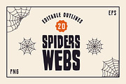 Halloween Spider Webs Decoration, an Object Graphic by DenysHolovatiuk (Thumbnail 1 of 3)