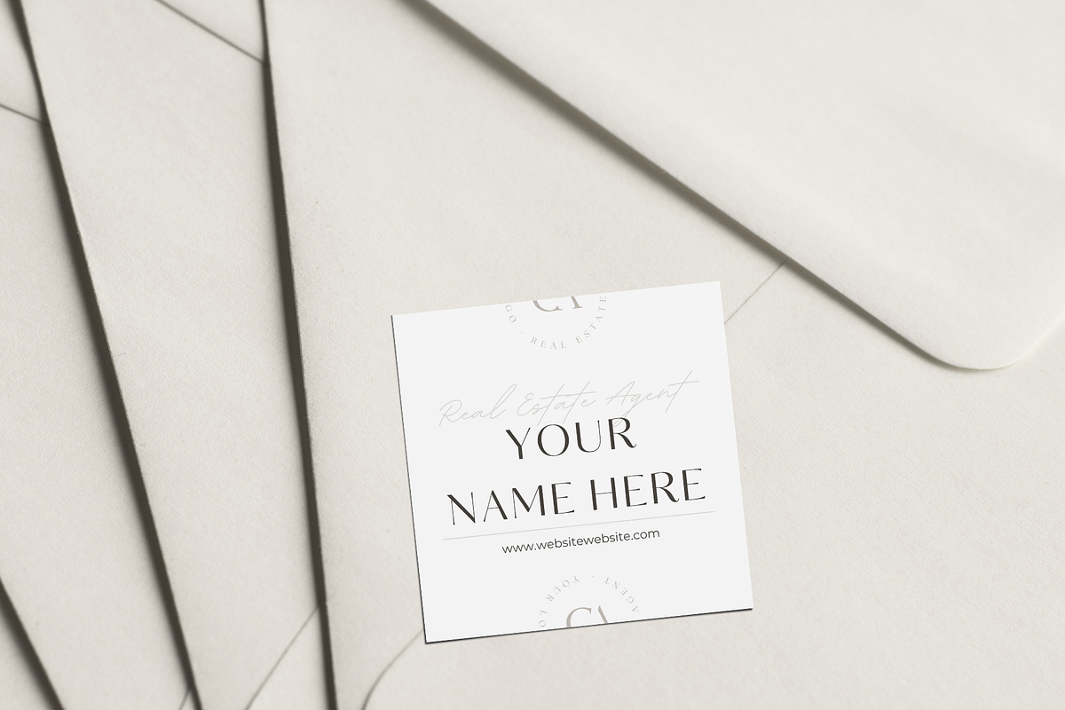 BUNDLE: Real Estate Square Stickers, a Branding & Logo Template by EstateElements (Photo 6 of 8)