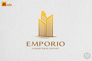 Luxury Real Estate Logo Template