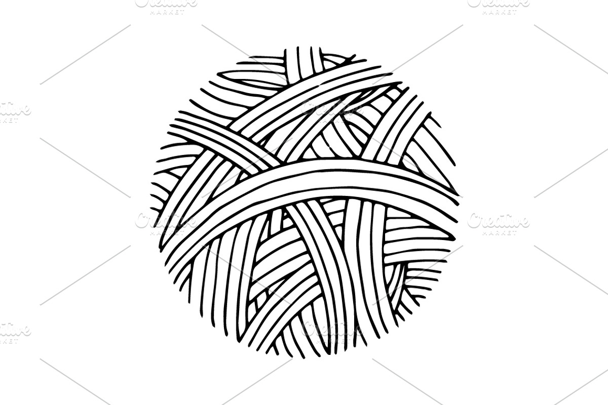 -50% OFF! Yarn balls in vector, an Illustration by Lytvynenko Anna (Photo 6 of 11)