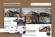 Alto Homes - Real Estate Landing UI, a Landing Page Template by productype1 (Thumbnail 1 of 5)