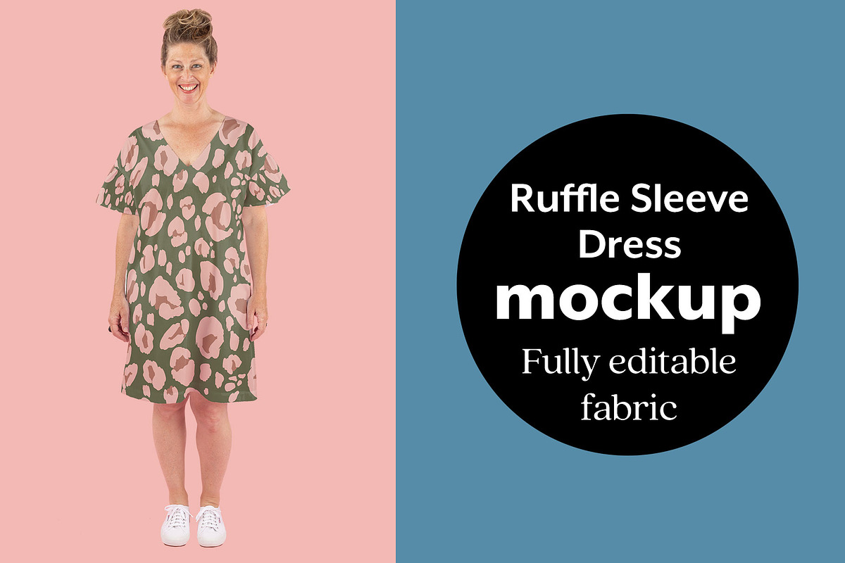 Ruffle Dress Mockup, a Product Mockup by Palette & Pattern
