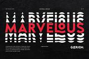 Glorich - Stylish Sans (8 FONTS), a Sans Serif Font by Sarid Ezra (Thumbnail 7 of 12)