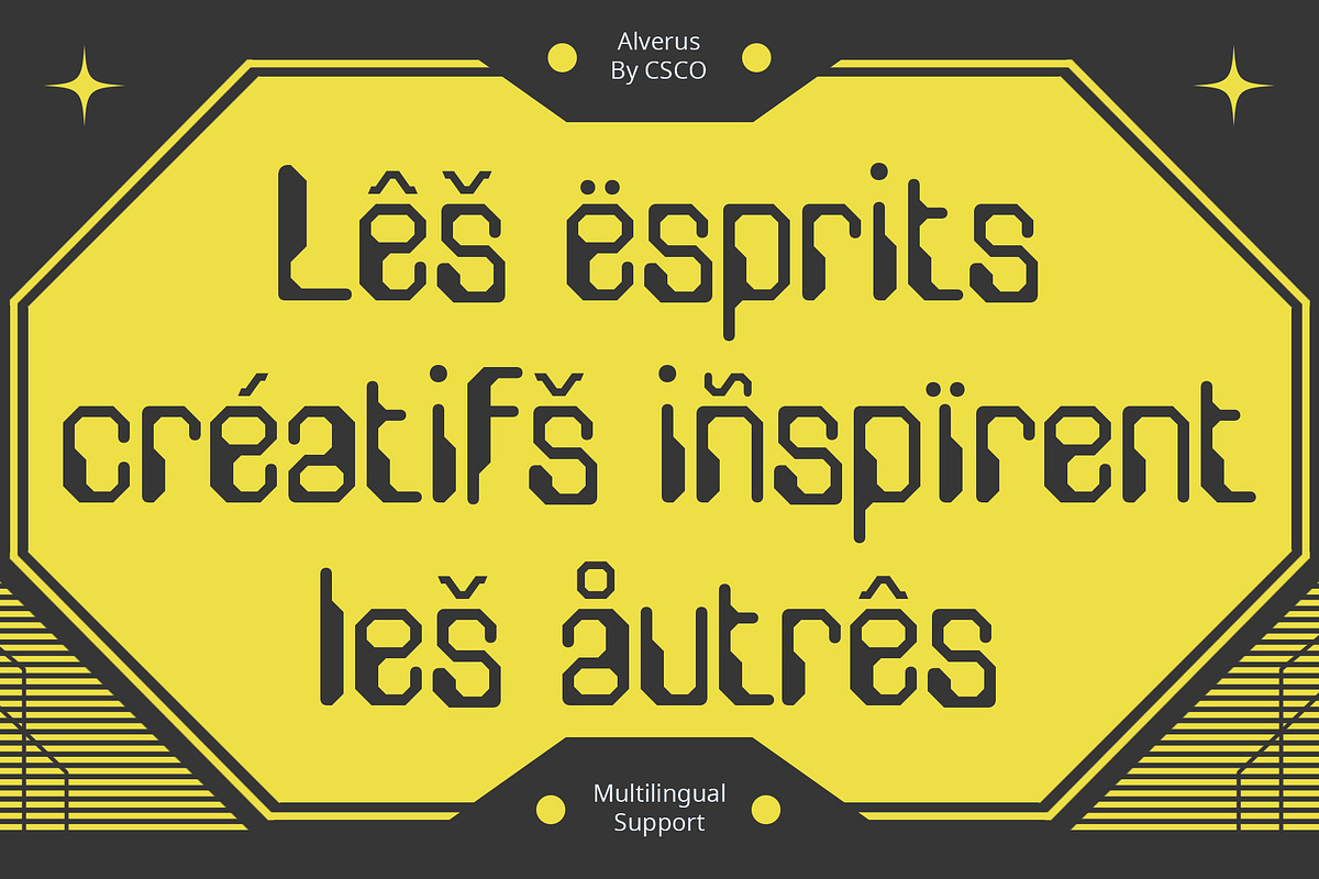 Alverus – Futuristic Typeface, a Sans Serif Font by Craft Supply Co. (Photo 5 of 8)