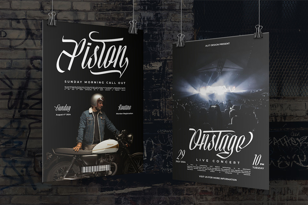 Behind Master Font, a Script Font by alit design (Photo 15 of 17)
