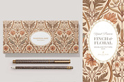 Vintage Bird & Floral Pattern Duo, a Pattern Graphic by Eclectic Anthology (Thumbnail 7 of 13)