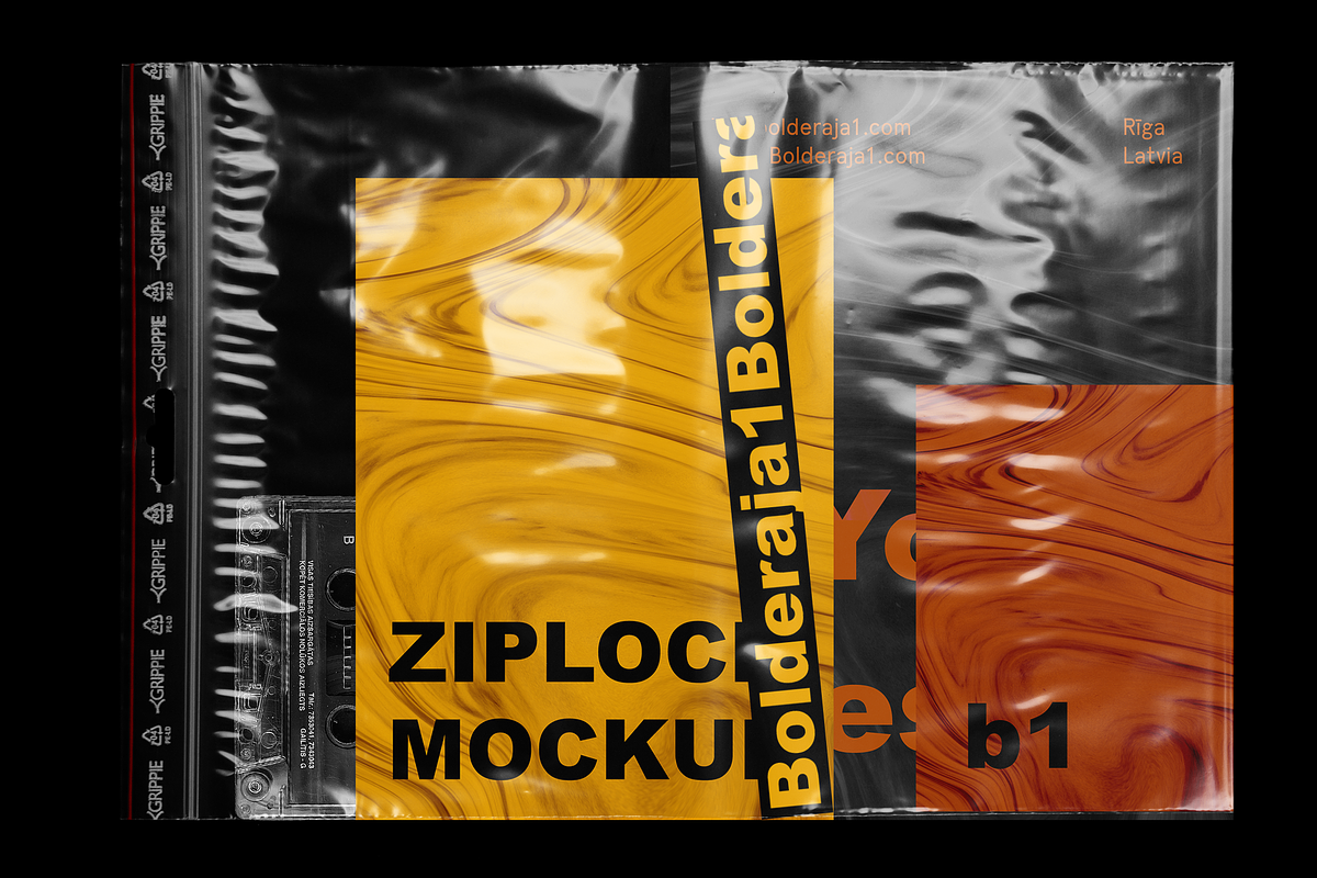 ZipLock Bag Mockup, a Product Mockup by Bolderaja1 Studio (Photo 5 of 10)
