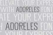 Adoreles, a Sans Serif Font by Nathatype (Thumbnail 7 of 11)