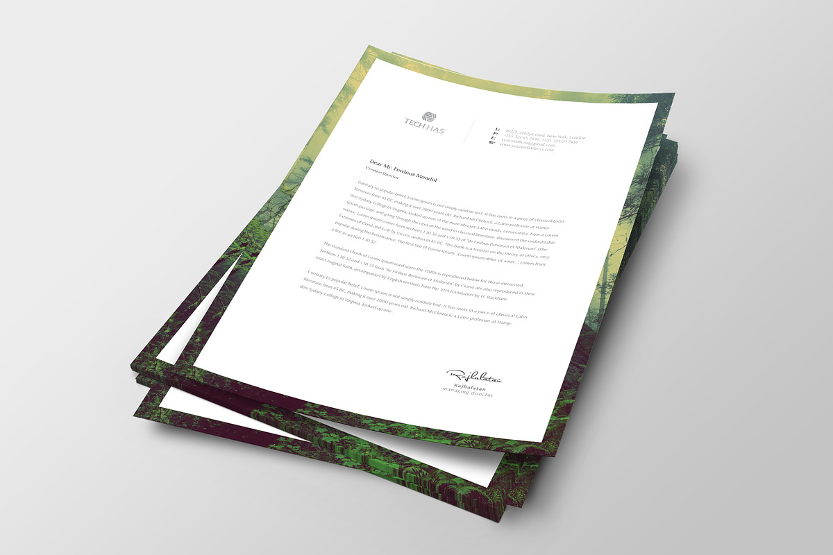 Letterhead, a Stationery Template by ZAAS (Photo 4 of 9)