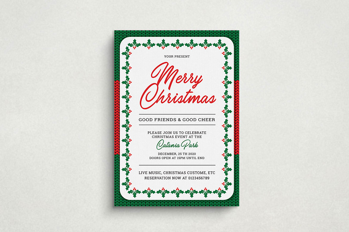 Christmas Invitation, an Invitation Template by Graphr (Photo 1 of 3)