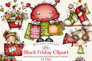 Black Friday Clipart, an Illustration by DreamCafeArt (Thumbnail 1 of 8)