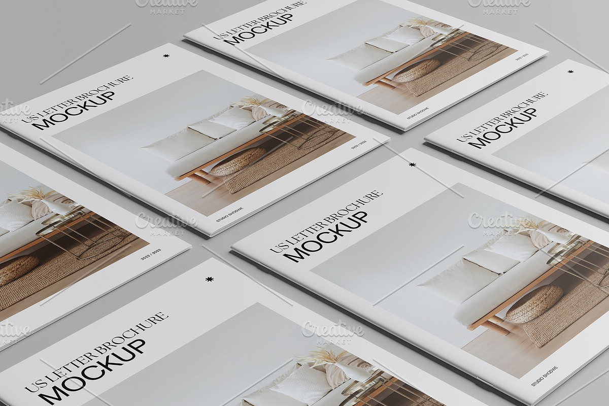 Us Letter Brochure Mockup, a Books & Magazine Mockup by Tokobeta (Photo 9 of 12)