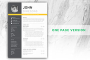 Minimal Resume CV template in Word, a Resume Template by paulresume (Thumbnail 3 of 5)