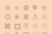 Forms, shapes vector logo elements, an Object Graphic by Olya Creative (Thumbnail 5 of 16)