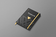 Notebook Mockup, a Product Mockup by PixelVoyager (Thumbnail 6 of 6)
