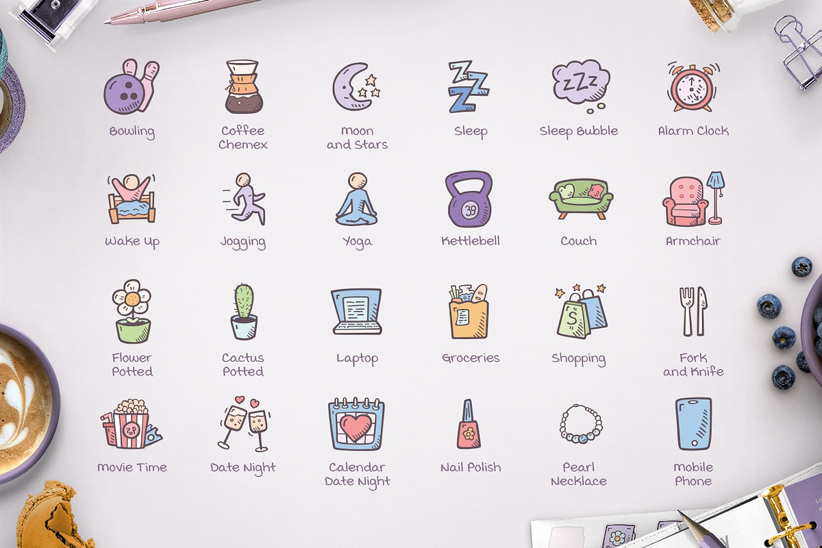 Planner - Hand Drawn Icons, an Outline Icon by Good Stuff No Nonsense (Photo 3 of 11)