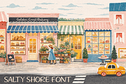 Salty Shore Beachside - Vintage Font, a Handwritten Font by Pixesia Studio (Thumbnail 3 of 10)