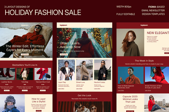Fashion Sale Email Newsletter preview 6