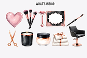 Spa and Beauty Clipart Bundle, a Decorative Illustration by Anca Digital Vibe (Thumbnail 6 of 8)