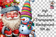 Snowman Gnome PNG Clipart, a Graphic by Clipart Bloom (Thumbnail 9 of 12)