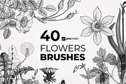 Procreate Floral Brushset Botanice, a Brush Add-On by Procreate Market (Thumbnail 1 of 7)