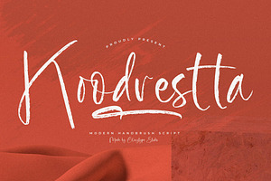 Koodrestta Modern Handbrush Script